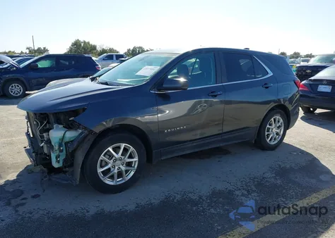 2022 Chevrolet Equinox Awd Lt из США, поврежденный, VIN 2GNAXUEV4N6155989